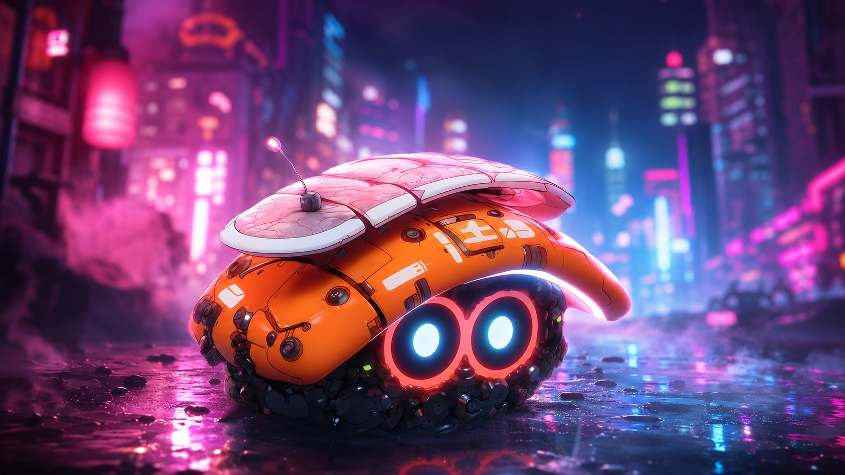 Mochi, the CyberSushi hero